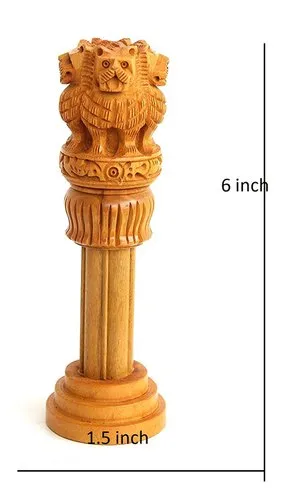 Wooden Ashok Stambh