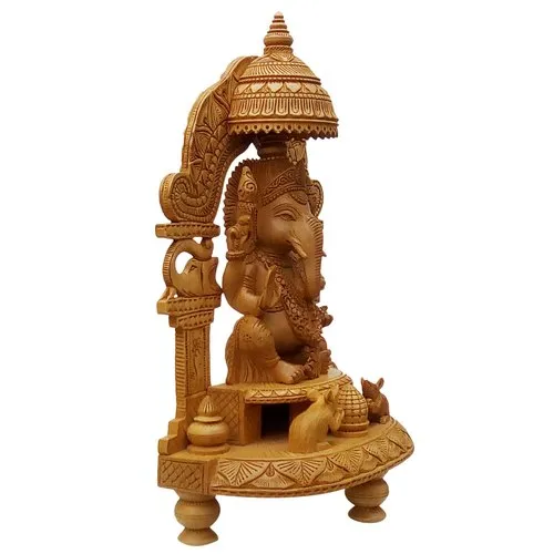 Sandalwood Ganpati Statue